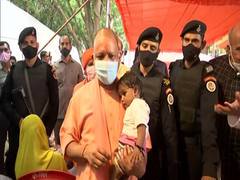 
      
      Adityanath meets flood victims, distributes relief material...
      
      