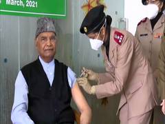 
      
      President Kovind receives first dose Of COVID-19 vaccine at...
      
      
