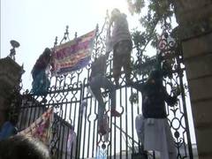 
      
      Teachers association in West Bengal stages protest outside...
      
      