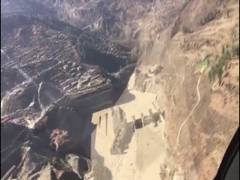 
      
      Hanging glacier possibly broke from main part causing damage...
      
      
