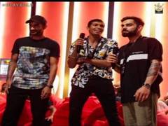 
      
      Kohli and boys enjoy pool volleyball, karaoke night after...
      
      
