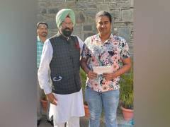 
      
      Punjab Sports Minister hands over Rs 10 lakh cheque to Tokyo...
      
      