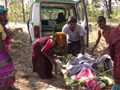 
      
      No proper roads, locals carry pregnant woman on makeshift...
      
      