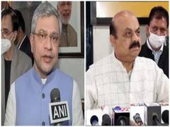 
      
      Karnataka CM meets Ashwini Vaishnaw in Delhi, seek more rakes...
      
      