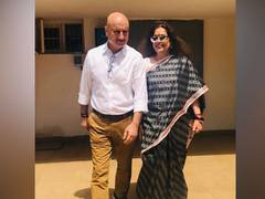 
      
      'She is absolutely fine': Anupam Kher refutes rumours about...
      
      