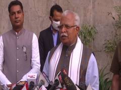 
      
      Farmers' protest not in anyone's favour, says ML Khattar 
      
      