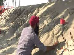 
      
      Ayodhya: Sand artist recreates episodes of Ramayana
      
      