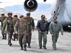 
      
      Northern Army Commander in Leh on 4-day visit
      
      