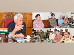 
      
      J-K: LG Manoj Sinha reviews ongoing rescue operations at Amarnath
      
      