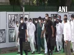 
      
      Priyanka, Rahul Gandhi visit photo exhibition at AICC office
      
      
