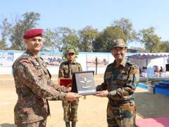 
      
      Maroon Beret Ceremonial Parade held at Garud Regimental...
      
      