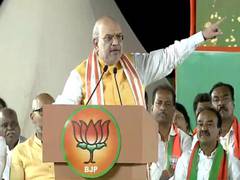 
      
      Amit Shah lashes out at KCR for changing names of policies
      
      