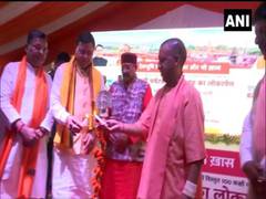 
      
      Yogi Adityanath along with Dhami inaugurates guest house
      
      