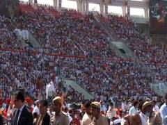 
      
      Air of festivity at Yogi's oath-taking ceremony venue
      
      