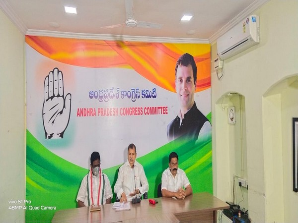 Andhra Pradesh Congress Committee (APCC) working President N Tulasi Reddy (Photo/ANI)