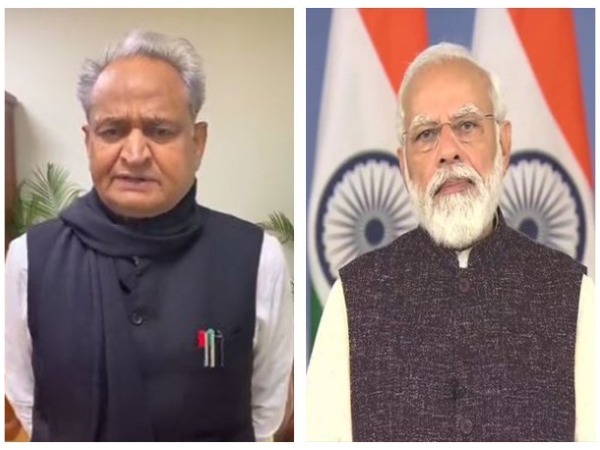 Rajasthan Chief Minister Ashok Gehlot, Prime Minister Narendra Modi (File Photo/ANI)