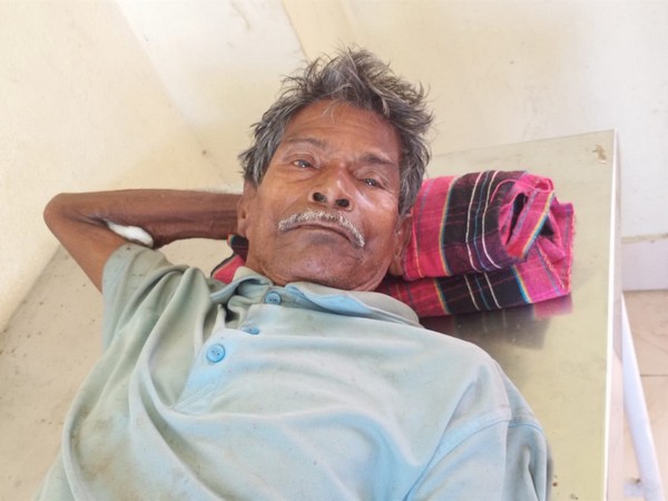 In the wild bear attack, Simhadri's left thigh was severely injured.