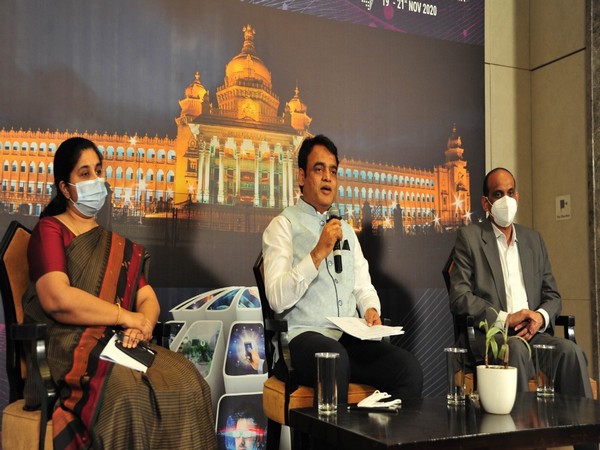 Karnataka Deputy Chief Minister C N Ashwath Narayan at the Bengaluru Tech Summit on Saturday. (Photo/ANI)