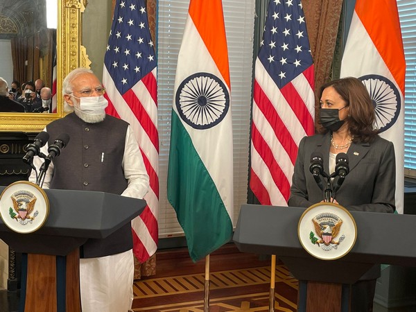 Prime Minister Narendra Modi and US Vice President Kamala Harris  