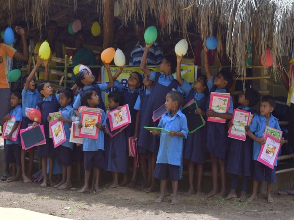 Primary School reopened in Padmoor village on Wednesday. Photo/ANI