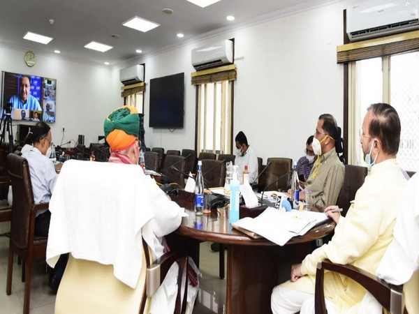Minister of Heavy Industries and Public Enterprise Prakash Javadekar held a meeting with the captains of auto industry via video conferencing today. Photo/ANI