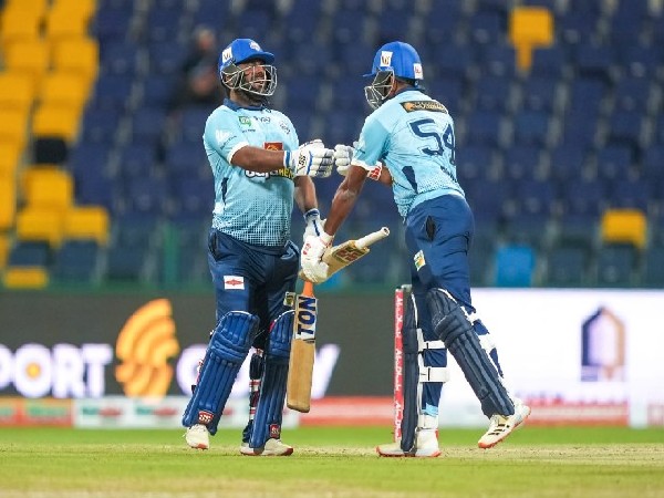 Mohammad Shahzad and Bhanuka Rajapaksa (Image:  Abu Dhabi T10)