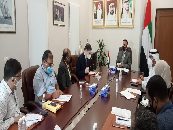 Embassy of the United Arab Emirates in New Delhi, India.