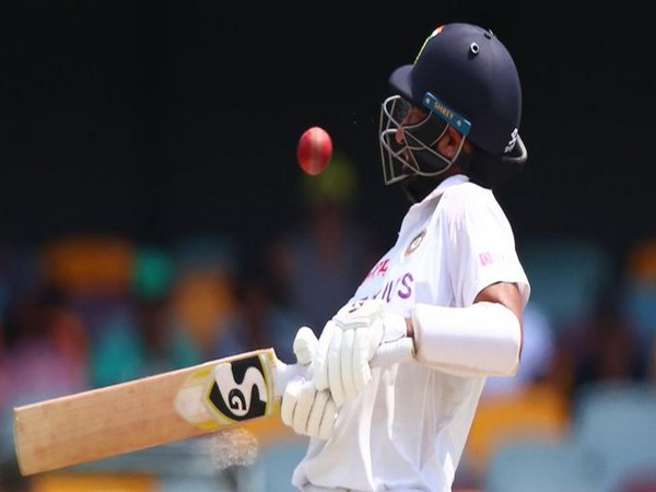 Cheteshwar Pujara played out 211 balls on Tuesday (Photo: Cricket.com.au Twitter)