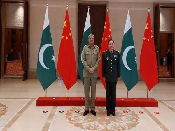 The recent meeting between Pakistan's General Qamar Javed Bajwa and China's General Zhang Youxia (Image Credit: Twitter)