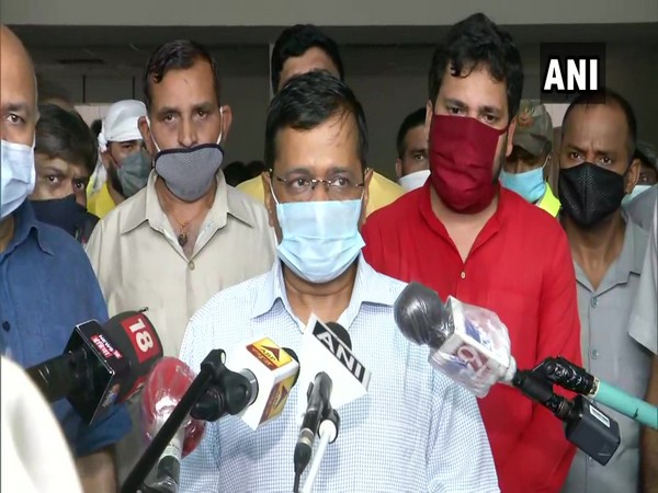 Delhi Chief Minister and AAP convenor Arvind Kejriwal speaking to media in New Delhi on Friday.