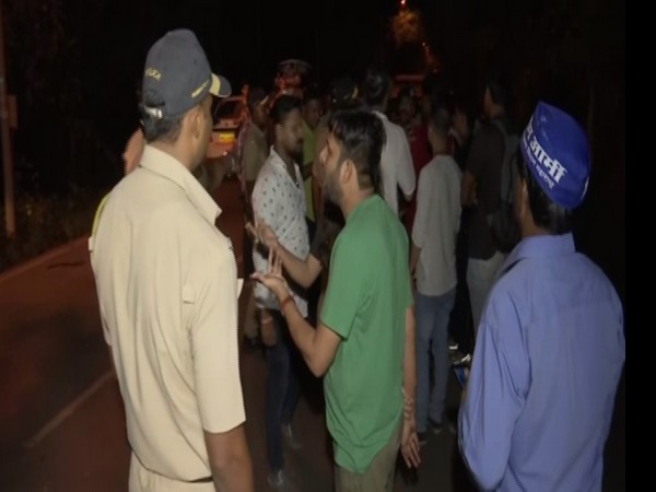 Protests in Mumbai. Photo/ANI