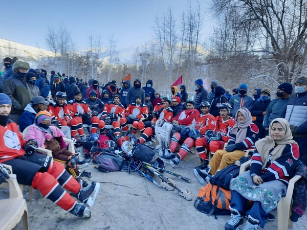 Ice Hockey emerged as a popular support in Kargil in they year 2005 [Photo/ANI]