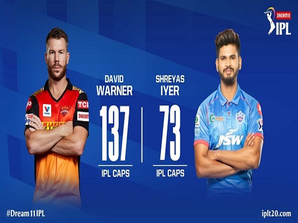 SRH skipper David Warner and DC captain Shreyas Iyer (Image: Indian Premier League's Twitter )