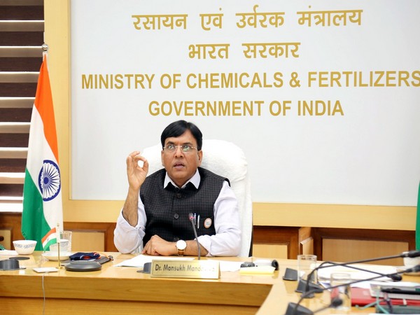 Union Minister of Chemicals and Fertilizers Mansukh Mandaviya (Photo/ANI)