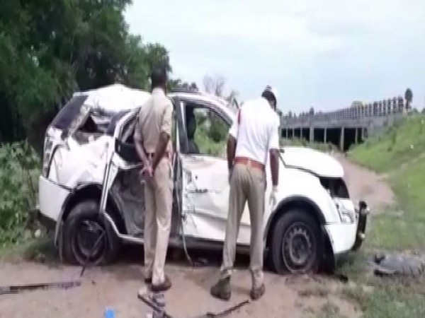 The injured were taken to Machilipatnam and Uyyuru govt hospitals after the incident. (Photo: ANI)
