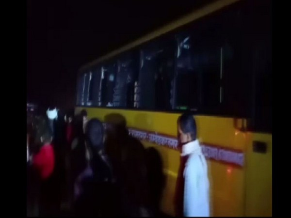 Visual from the spot. Photo/ANI