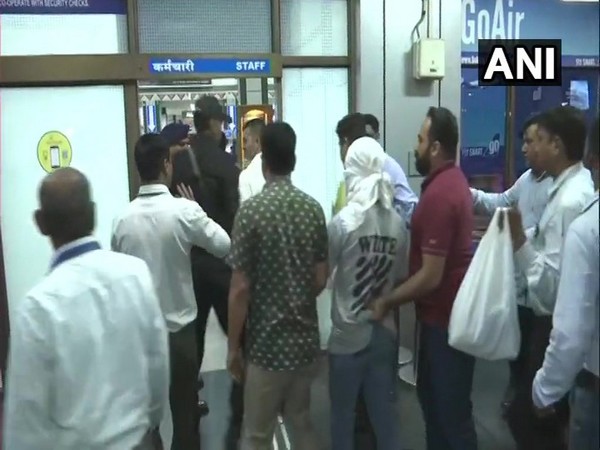 Two accused in Kamlesh Tiwari murder case being taken to Lucknow from Ahmedabad Airport on Wednesday.