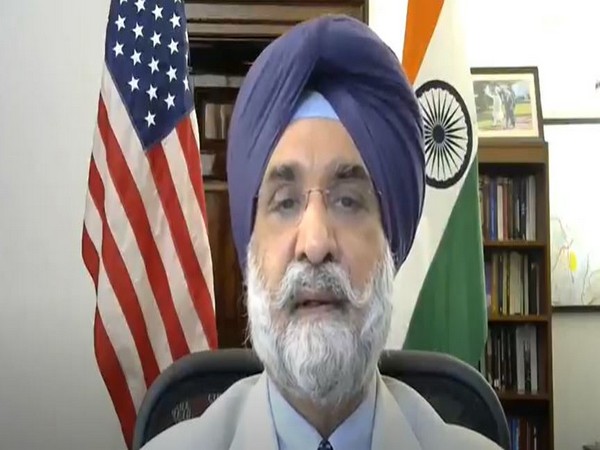 Indian Ambassador to the US Taranjit Singh Sandhu speaking to ANI.