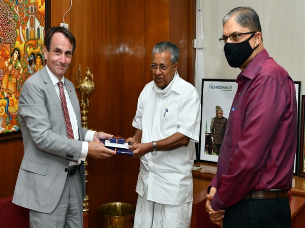  German Consul General Achim Burkart called on Kerala Chief Minister Pinarayi Vijayan (Photo/ANI)