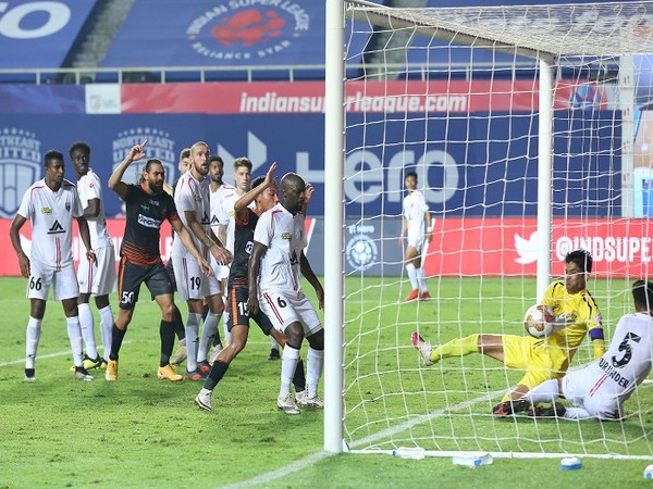 Amarjit Singh scored on debut for FC Goa when his header scrambled over the line (Image: ISL)