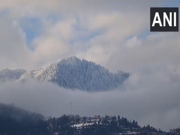 Fresh snowfall in Doda district of Jammu & Kashmir (Photo/ANI)