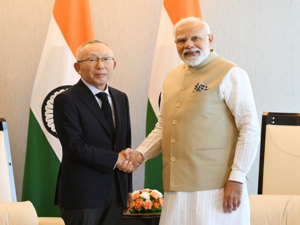 Prime Minister Narendra Modi interacted with CEO of Fast Retailing, the parent company of UNIQLO, Tadashi Yanai in Tokyo