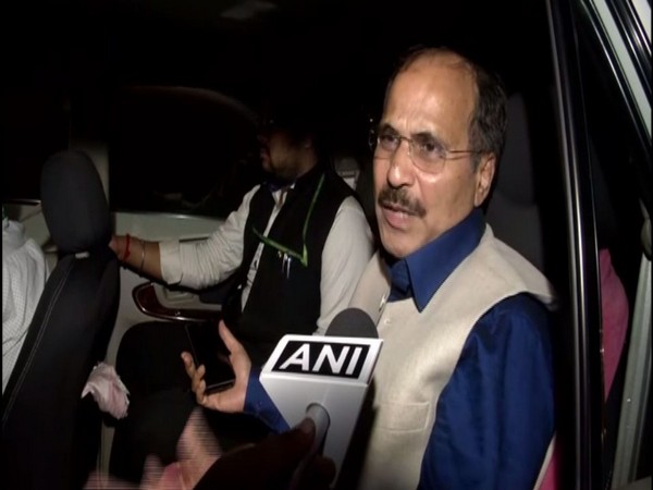 Adhir Ranjan Chowdhary speaking to ANI in New Delhi on Saturday. Photo/ANI