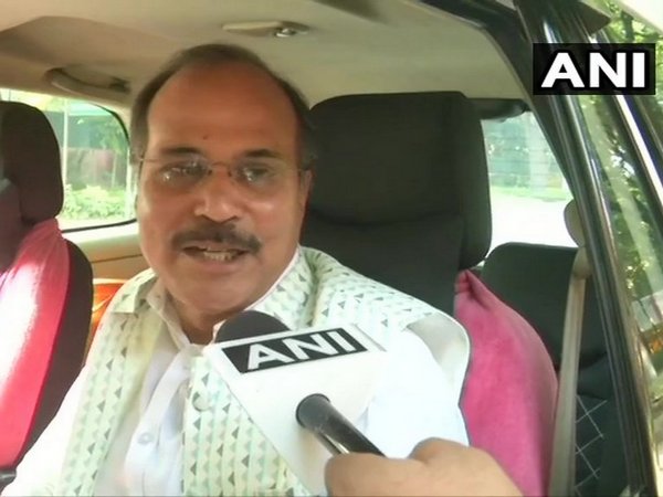 Adhir Ranjan Chowdhury talking to ANI in New Delhi on Saturday 