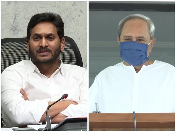 Andhra Pradesh Chief Minister YS Jagan Mohan Reddy and Odisha Chief Minister Naveen Patnaik (Photo/ANI)