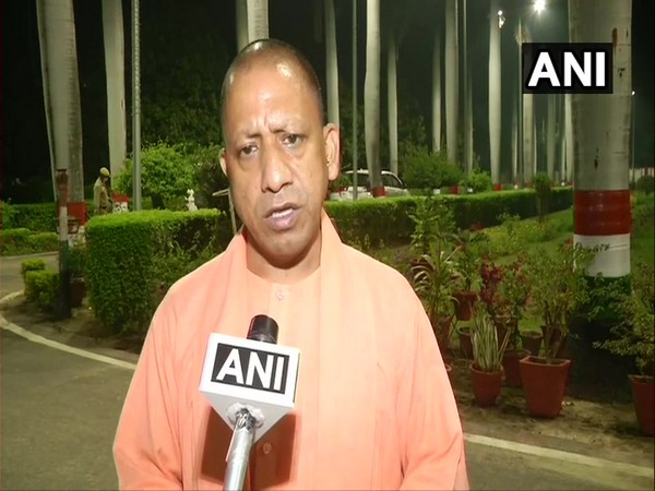 Chief Minister Yogi Adityanath speaking to ANI in Ayodhya on Tuesday. Photo/ANI