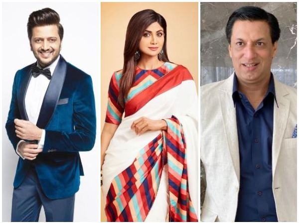 Riteish Deshmukh, Shilpa Shetty and Madhur Bhandarkar (Image courtesy: Instagram)