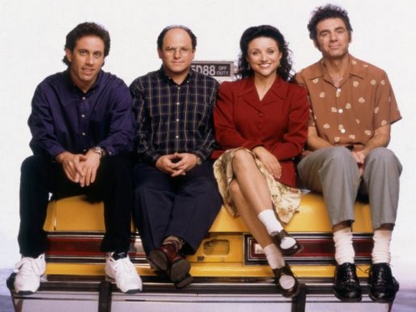 Jerry Seinfeld, Jason Alexander, Julia Louis-Dreyfus, Michael Richards from 'Seinfeld' (Image source: Instagram)
