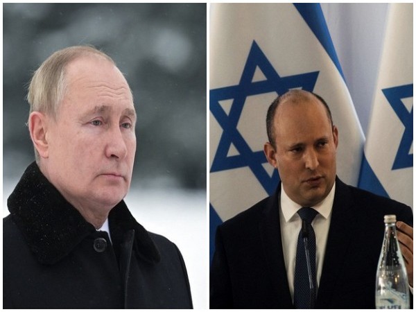 Russian President Vladimir Putin and Israeli Prime Minister Naftali Bennett