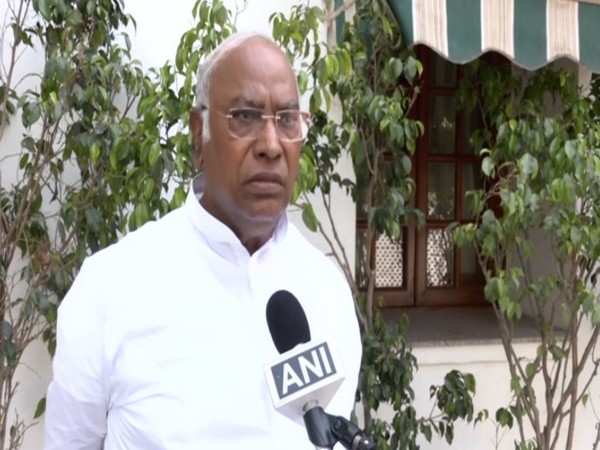Leader of Opposition in the Rajya Sabha and Congress leader Mallikharjun Kharge (Photo/ANI)